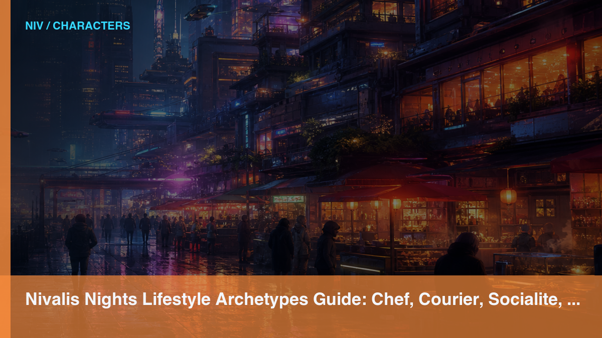 Nivalis Nights Lifestyle Archetypes Guide: Chef, Courier, Socialite, Decorator, or Investor Nivalis public media thumbnail